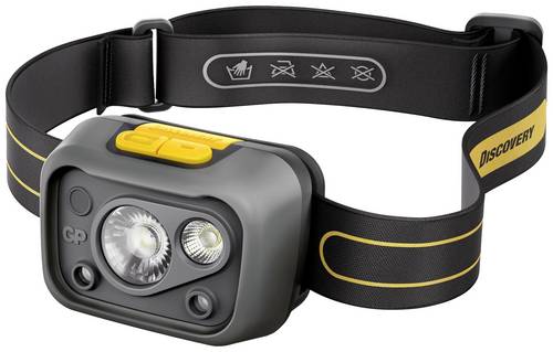 GP Discovery GPDISHLCW54BL119 LED Stirnlampe batteriebetrieben 375lm 26h GPDISHLCW54BL119