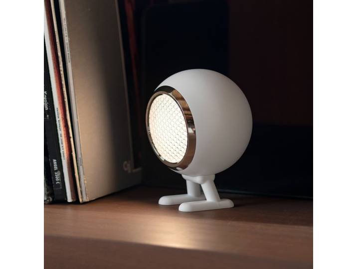 Lampe de table LED rechargeable Norbitt 3.0, blanche, CCT - MR. WATTSON - Salon / séjour - Moderne - Aluminium - Boule