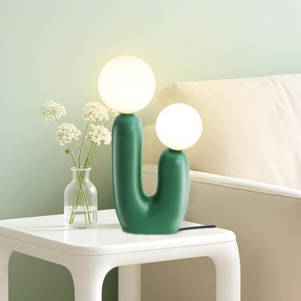 Dripio Cactus-tafellamp, Groen, LED, Dimbaar, Hoogte: 40 cm
