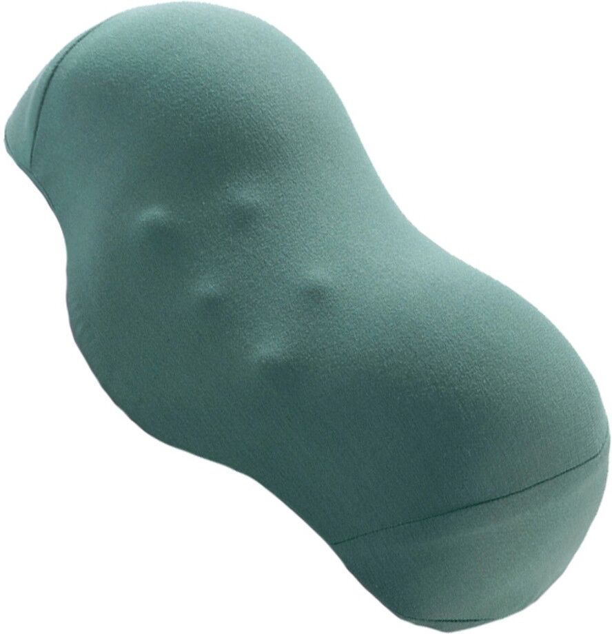 INF Oreiller cervical en mousse à mémoire avec manchon magnétique - Soutien contour cervical, rebond lent, portable Vert