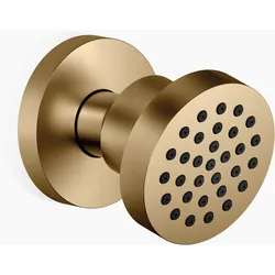 Dornbracht Seitenbrause ohne Mengenregulierung, Durchfluss 7 l/min, 28528979-39, Farbe: Dark Brass gebürstet