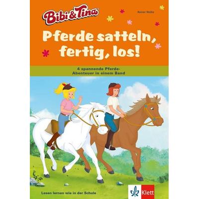Bibi & Tina: Pferde satteln, fertig, los!, Gebundene Ausgabe von Rainer Wolke, Klett Lerntraining bei PONS Langenscheidt GmbH, 978-3-12-949408-0