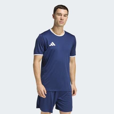 Fußballtrikot ADIDAS PERFORMANCE "ENTRADA26 TRIKOT", Herren, Gr. XXL, blau (team navy blau 2, weiß), Obermaterial: 100% Polyester, Rundhals, Trikots Fußballtrikot