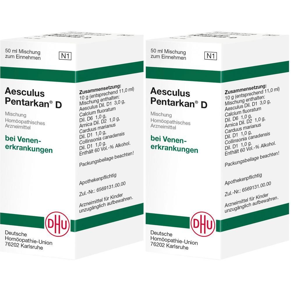 Aesculus Pentarkan D Mischung 2x 2x50 ml