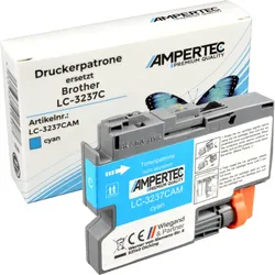 Kompatible Tinte ersetzt Brother LC-3237C cyan