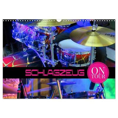 Schlagzeug on Tour (Wandkalender 2027 DIN A3 quer), CALVENDO Monatskalender