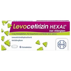 Levocetirizin HEXAL® Antiallergikum 6 St