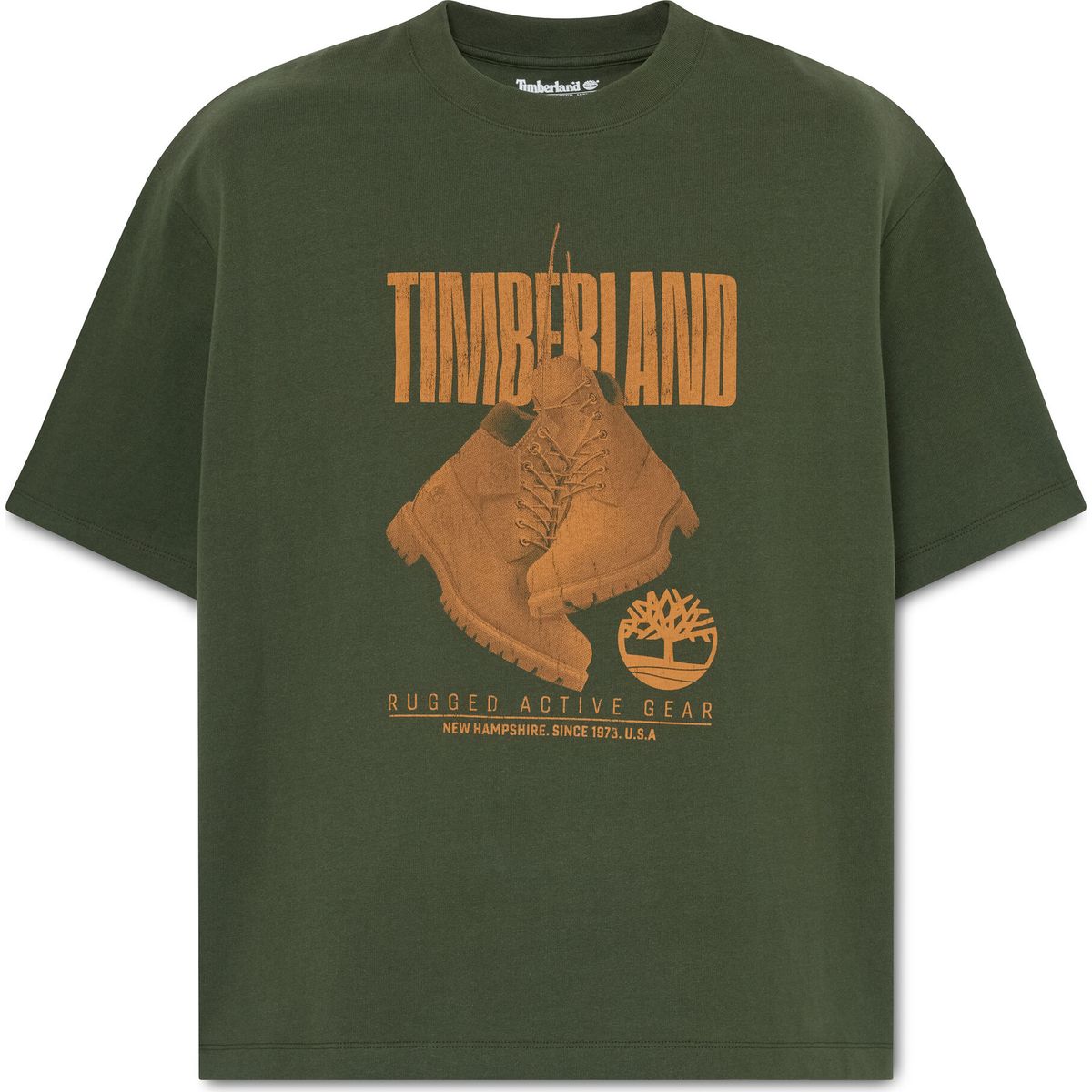 Timberland Mens #10061 Short Sleeve Graphic Tee duffel bag M TBC0YHAJU311-M