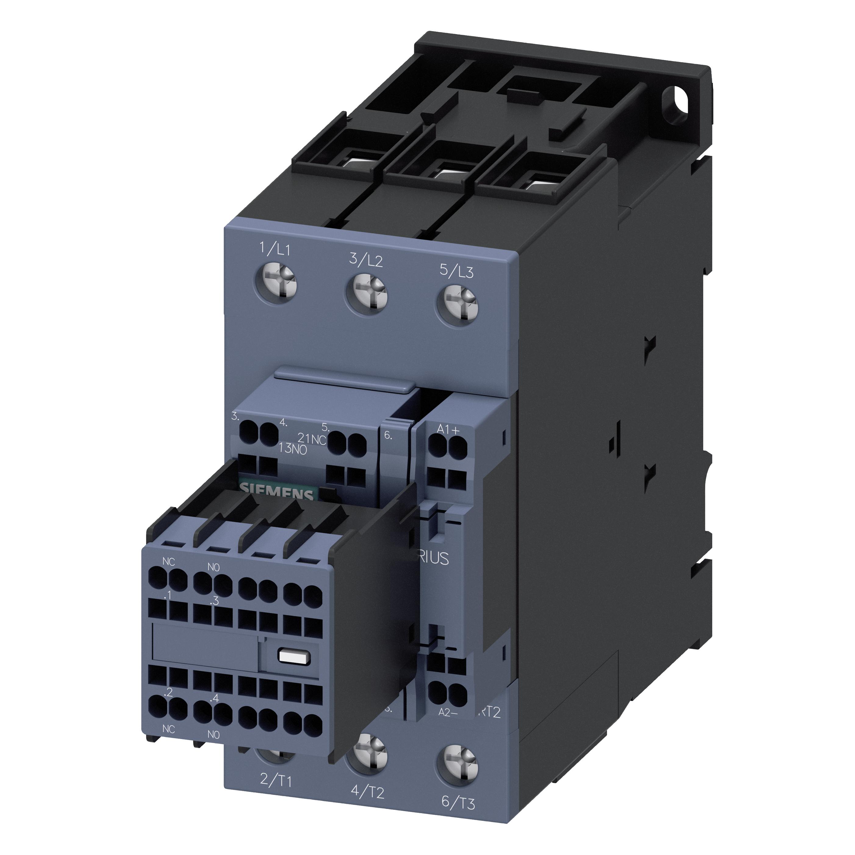 Siemens Schütz für Bahn, AC-3e, 22kW/400V, 2S+2Ö, DC72V, 0,7-1,25*Us, 3-polig, S2 3RT20363XJ440LA2 (3RT20363XJ440LA2)