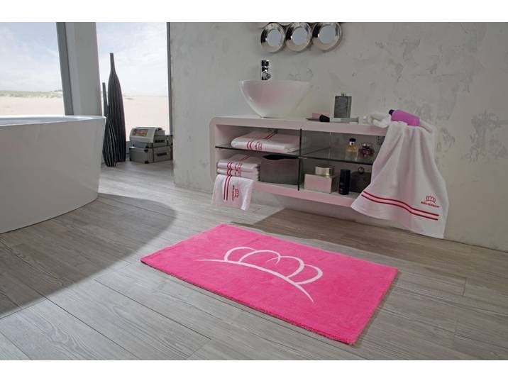 Badematte EGERIA Miss Germany Gr. 3, pink, H:10mm, Baumwolle, Badematten, Badematte