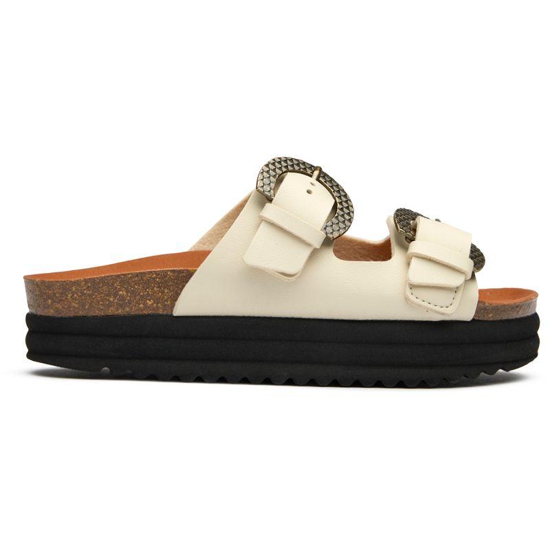 V.gan Vegane Pflaumenfußbett Reptilien Sandalen