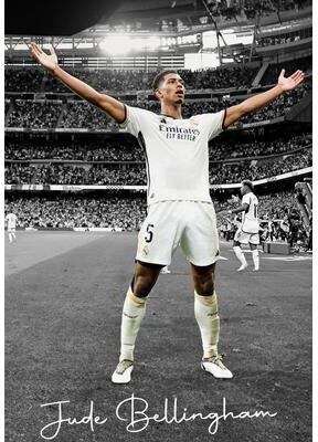 Uplifted Finds Famous Soccer Player Sports Poster   Football Athlete Highlight Moment Canvas Art 16 50 X 70 Cm Unframed