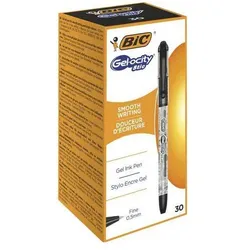 Bic, Schreibstifte, Gel-ocity Stic Gel pen black Box 30 pcs. (30x)