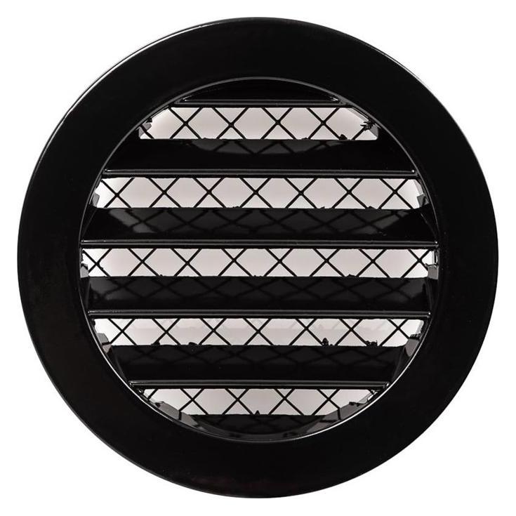 Europlast Grille Aluminium Alloy 100mm Black (00000035198)
