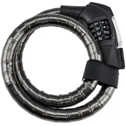 KRYPTONITE Zahlen-Panzerkabelschloss Kryptoflex Armored 80 cm grau