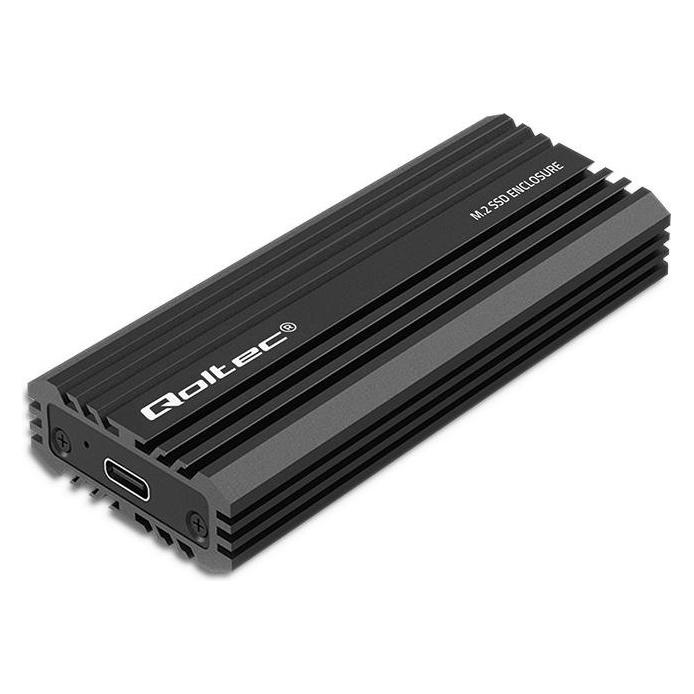 Qoltec Obudowa | kieszeń NV2270 na dysk M.2 SSD SATA | NGFF | PCIe | USB-C (M.2) (52270)