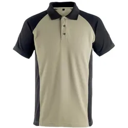 MASCOT Bottrop Polo-Shirt UNIQUE Hellkhaki / Schwarz S - 50569-961-5509-S - Hellkhaki / Schwarz
