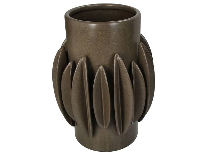 Vase Keramik, Braun H: 27 cm Kersten