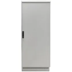 EFB Elektronik Netzwerkschrank (42 HE, 19 Zoll Rack), Serverschrank, Grau