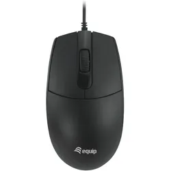 Equip Silent kabelgebundene Maus, schwarz