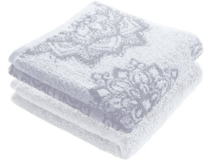 Erwin Müller Duschtuch Bühl 2er-Pack weiß Größe 70x140 cm - besonders flauschig, voluminös, äußerst saugfähig