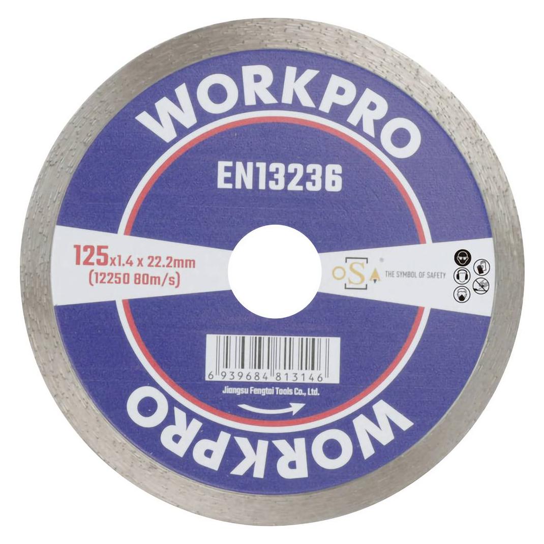 Workpro GSOSCR-2 Diamanttrennscheibe 125 mm 1 St. Keramik, Porzellan, Marmor, M (GSOSCR-2)