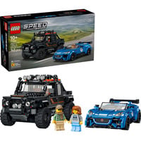 77264 Speed Champions Jaguar Project 7 & Land Rover Defender, Konstruktionsspielzeug