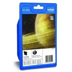 Brother, Druckerpatrone, LC-1100BK / LC-1100BKBP / LC-1100BKBPDR Tinte schwarz (BK)