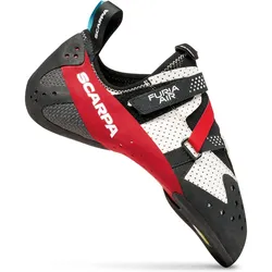 Scarpa, Unisex, Kletterschuhe, Furia Air Kletterschuh - ultraleicht, sensibel und sockenähnlicher Sitz (38.5), Weiss, Rot