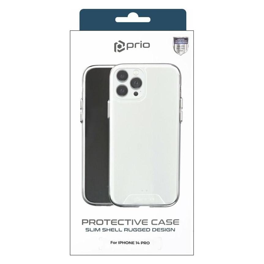 prio Schutzhülle für iPhone 14 Pro (6,1 Zoll) klar (Apple iPhone 14 Pro) (PPC-1248)