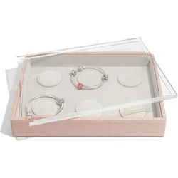 Stackers Schmuckkästchen für Armbänder Charms classic hellrosa mit Deckel