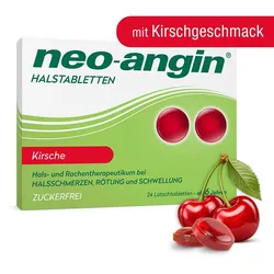 NEO-ANGIN Halstabletten Kirsche zuckerfrei 24 St