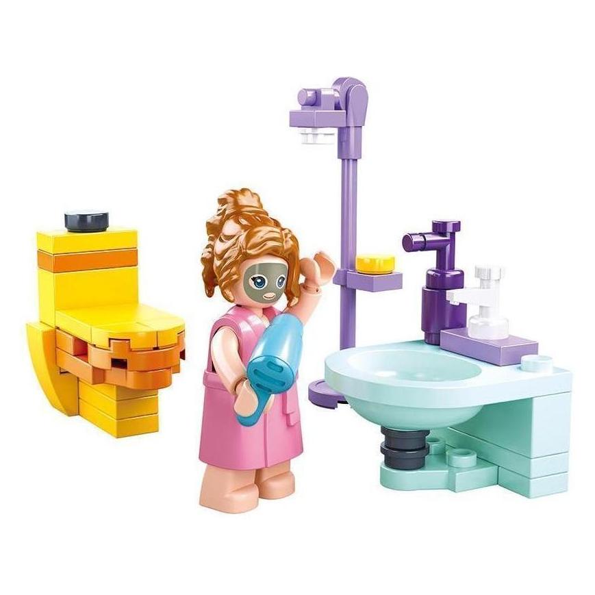 Sluban SL07186 - Mini-Bauset Badezimmer (SL07186)