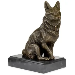 Moritz Bronzefigur Fuchs Höhe 21 cm 2,6 kg Skulptur Statue Antik