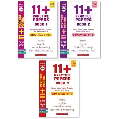 11+ Practice Papers for the CEM Test Bundle, Taschenbuch von Tracey Phelps, Scholastic, 978-0-7023-0885-7
