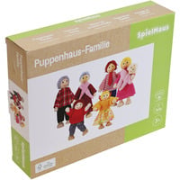 Holz Puppenhaus Familie