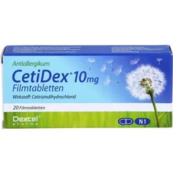 Cetidex 10mg 20 ST