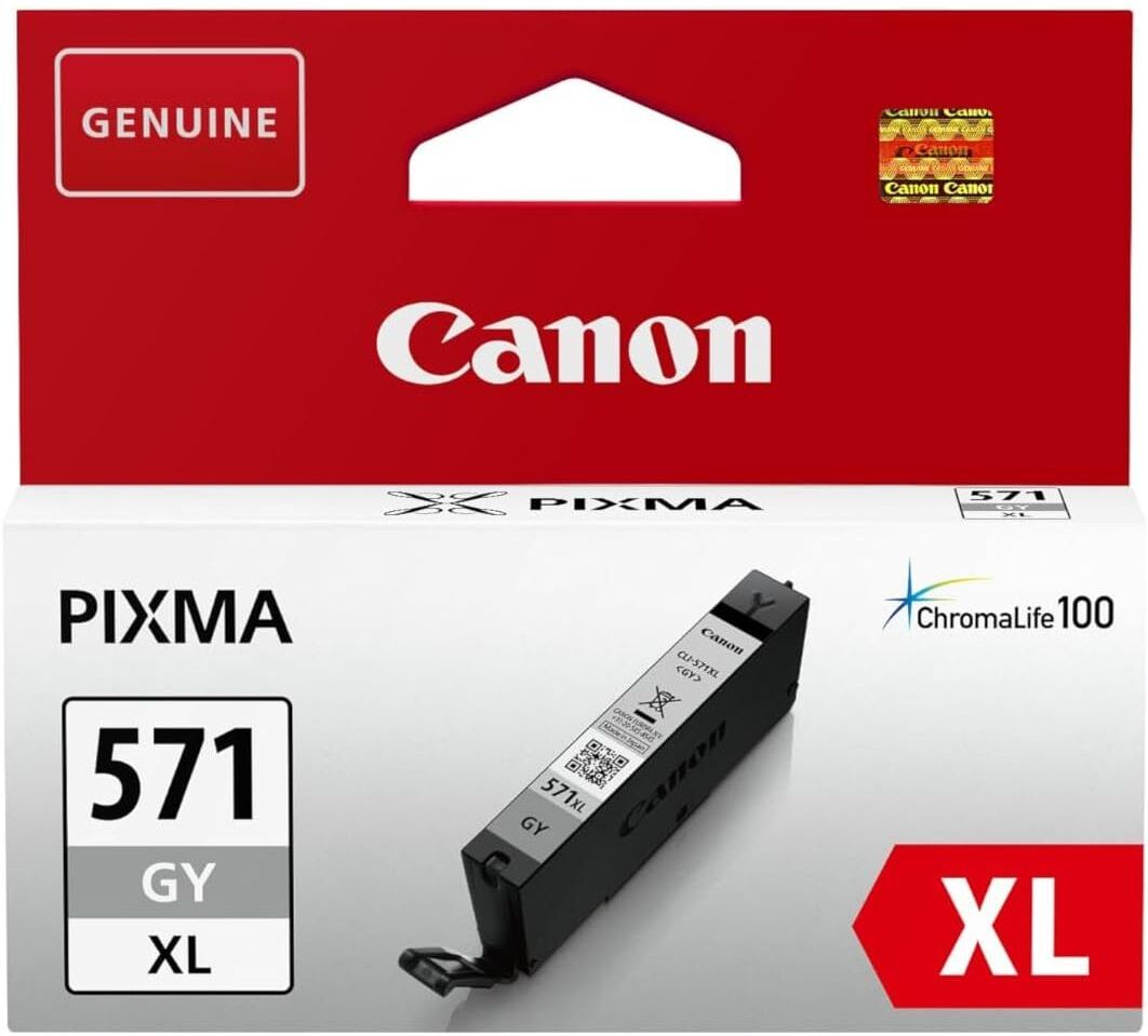 Canon CLI‑571GY XL Grey Ink Cartridge – High Capacity