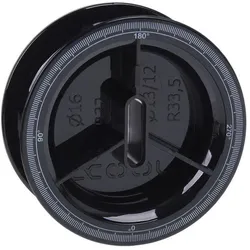 Alphacool Eiskoffer - Arc Mandrel - Big, Wasserkühlung Komponenten Zubehör, Schwarz