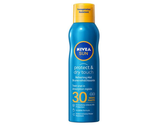 NIVEA SUN Protect &amp; Dry Touch Brume solaire SPF30 - 200 ml