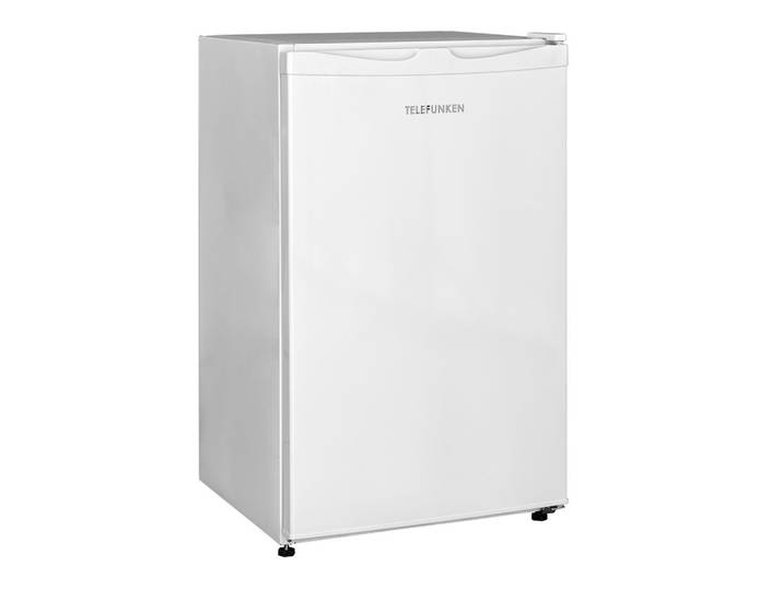 KÜHLSCHRANK, ohne Gefrierfach, freistehend, klein, 90 Liter Nutzinhalt, mit Gemüsefach & 3 Ablagen, Temperaturregelung, CF-31-121-W