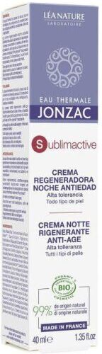Eau Thermale Jonzac Sublimactive Crema Regeneradora de Noche
