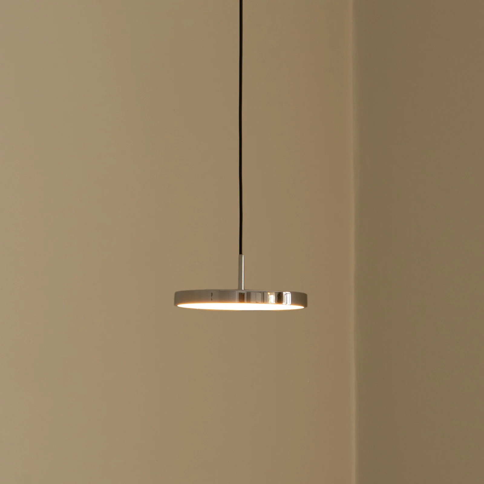 Umage Asteria Micro LED hanglamp - Gepolijst staal - Diameter: 15 cm