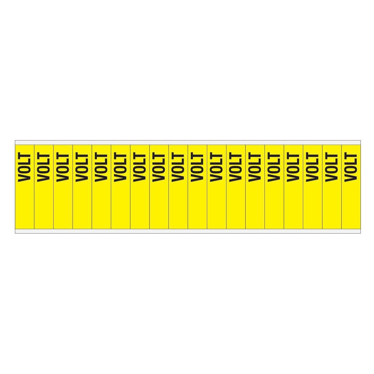 Brady Kennzeichnungen für Leitungen und Stromspannung, Volt (VOLTAGE MARKERS CV VOLT C)