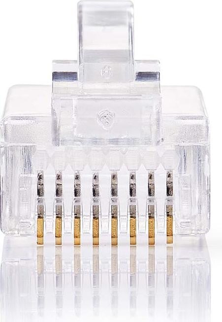 Nedis CCGB89300TP RJ-45 Cat5 U/UTP Connector, Transparant, PVC, Mannelijk