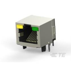 TE Connectivity TE AMP MODULAR JACKS - INVERTED AND LEDS MODULAR JACKS - INVERTED AND LEDS 6116075-4 1 St.