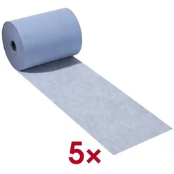Franz Veit 5er-Pack Thermo-Kassenrollen »Blue4est®« 80 mm breit 80 m lang blau, 8 cm