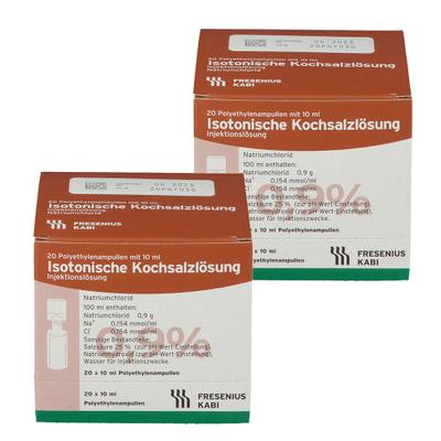 Kochsalzlösung 0,9% Pl.Fresenius Injektionslsg. x2 2x20x10 ml Injektionslösung