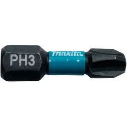 Makita Bit PH3 Impact Black, PH3 - 2 Stück - 25 mm - B-63622