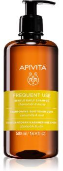 Apivita Frequent Use Gentle Daily Shampoo champô para lavagem diária dos cabelos com camomilla 500 ml. Frequent Use Gentle Daily Shampoo
